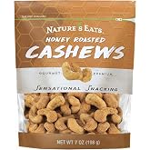 Nature's Eats Honey Roasted Cashews 7oz