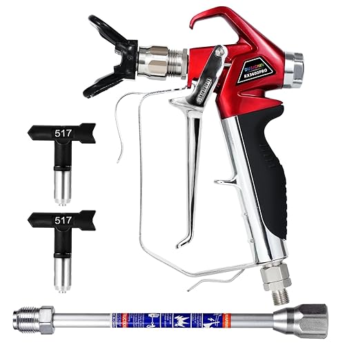 DUSICHIN Airless Paint Primer Spray Gun High Pressure 3600 PSI