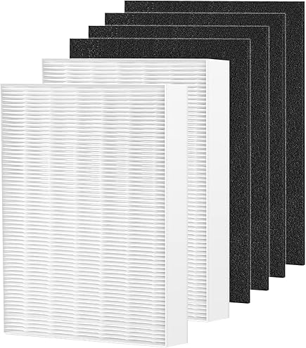 Nispira 3-Pack Odor Reduction Filters For Oreck XL Tabletop Air Purifiers (Models AIRb, AIRP, AIRPS, AP1PKP)