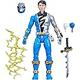 Power Rangers Lightning Collection Dino Fury Blue Ranger 6-Inch Premium Collectible Action Figure Toy with Accessories, Kids Ages 4 and Up