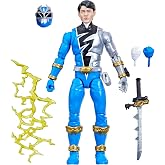 Power Rangers Lightning Collection Dino Fury Blue Ranger 6-Inch Premium Collectible Action Figure Toy with Accessories, Kids Ages 4 and Up