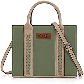 Wrangler Tote Bags for Women Top-handle Handbags and Purse for Women with Adjustable Strap