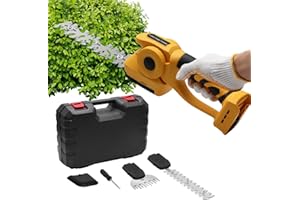 ANDERLAX Cordless Hedge Trimmer for DEWALT 20V MAX Battery (No Battery) - Electric Hedge Trimmer Cordless Grass Trimmer, 2 in 1 Handheld Grass Cutter + Hedge Shears for Gardening, Lawn, Yard (ZZ-TL198-01)