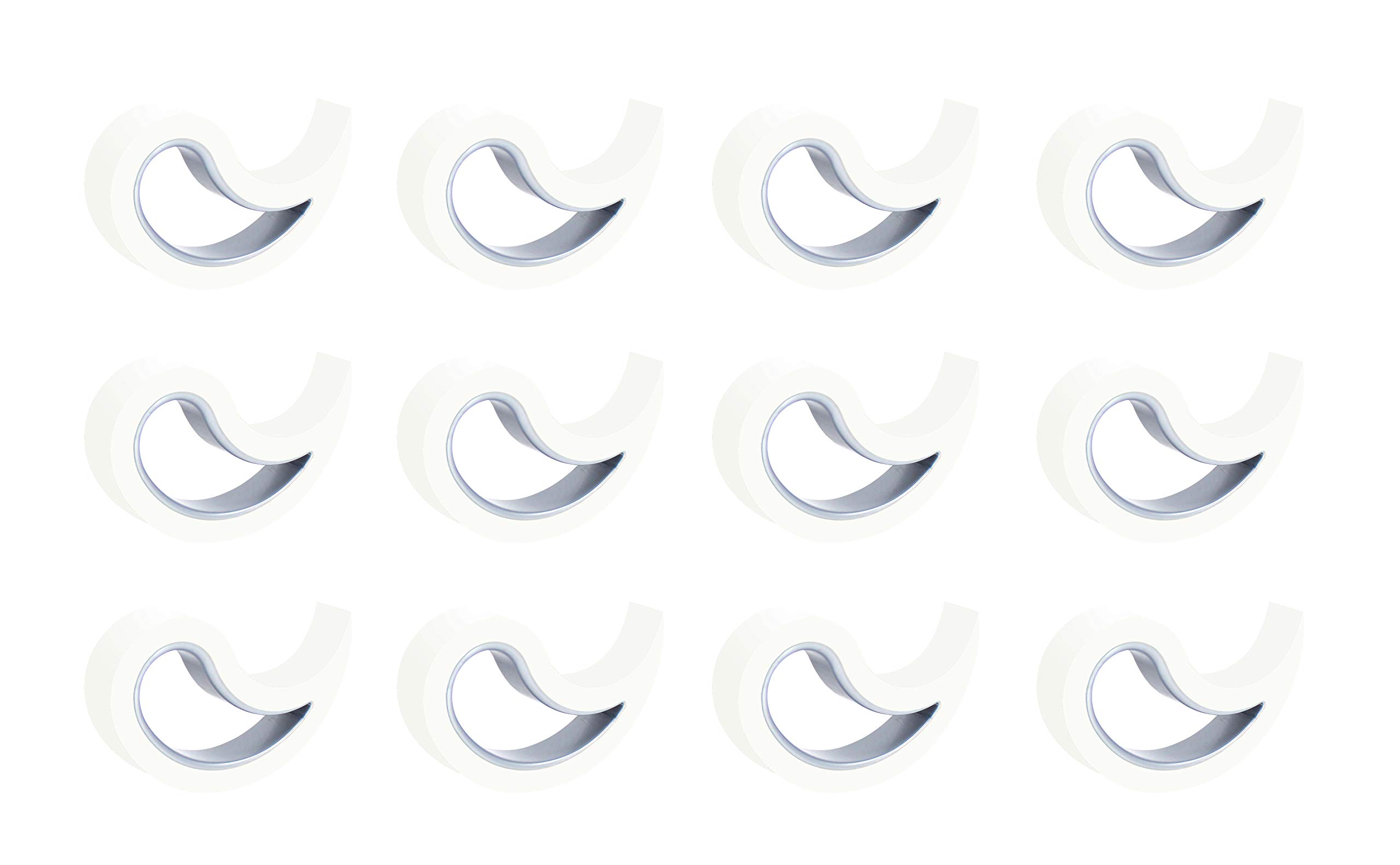 Stoppy, Stoppi, doorstopper, windowstopper, Stopper, Set of 12 Available in 4 Variations (White)