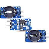 CANADUINO® 3 x RTC Real Time Clock DS3231, 32kB Memory, I2C, Battery Backup (100% Compatible with Arduino)