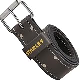 STANLEY Leather Tool Belt STST1-80119 Dark Brown Adjustable Roller Buckle 30-46 view 2