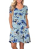 lionstill Women's Casual T Shirt Dress Summer