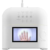 AI UV LED Nail Lamp for Gel Nails - O NAIL AI Smart Precision Scan Reduces UV Exposure, 109 LED Nail Dryer, 2X Fast Curing Light for Professional Salon &amp; Home (Battery Not Included)