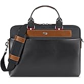Solo New York Southhampton 15.6 Inch Laptop Slim Brief Briefcase, Black, One Size
