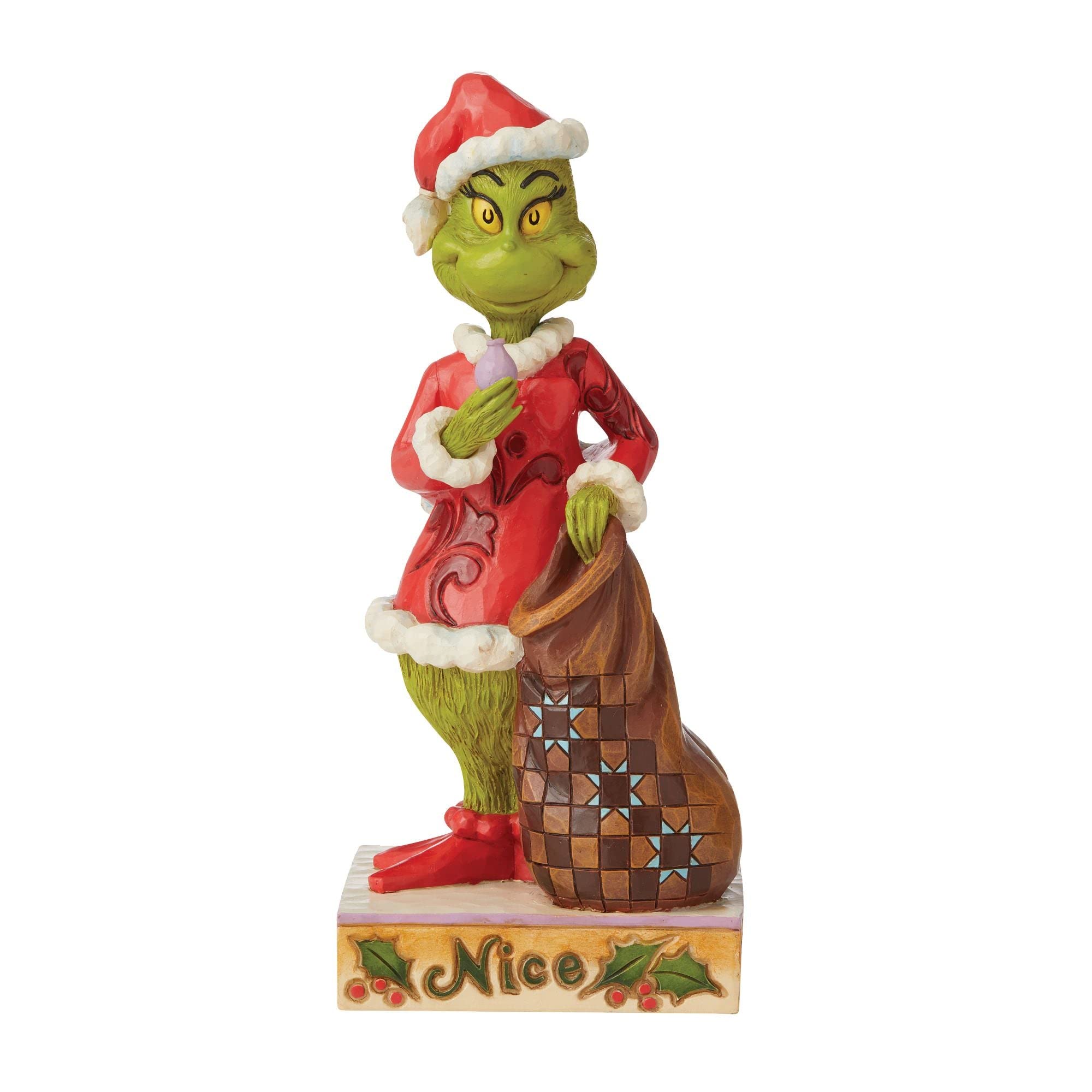 Enesco Jim Shore The Grinch Naughty/Nice Grinch Figurine 6008891