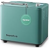 Neretva Bread Maker Machine, 20-in-1 2LB Automatic Breadmaker with Gluten Free Pizza Sourdough Setting, Digital, Programmable
