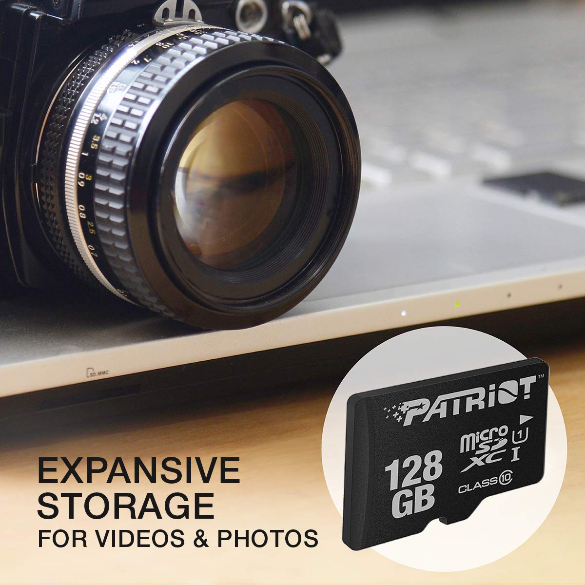 Patriot LX Series Micro SD Flash Memory Card 128GB - 5 Pack