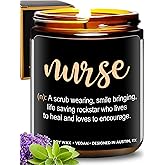 Nurse Candle, Nurse Gifts for Women & Men, Nurses Week Gifts, Graduation Present for RN Men, Thoughtful Presents for Nursing Practitioner, Nursing Practitioner Presents for Women, RN Birthday Gift