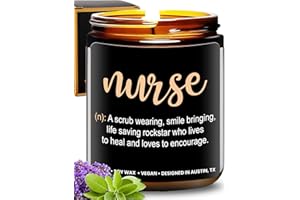 ROSA VILA Nurse Candle, Nurse Gifts for Women & Men, Nurses Week Gifts for Nurses, Nurse Graduation Gifts for Nurses Men, Nurse Appreciation Gifts, Nurse Practitioner Gifts for Women, RN Nurses Birthday Gifts