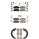 Transit Auto Front Rear Ceramic Disc Brake Pads Kit