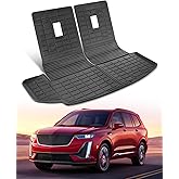 for Cadillac XT6 2025-2020 Cargo Liner Trunk Mat Cover All Weather Season Protection Car Interior Rubber Custom Carpet Waterproof Anti-Slip Tech Car Automotive Interior 2024 2023 2022 2021 Accessories