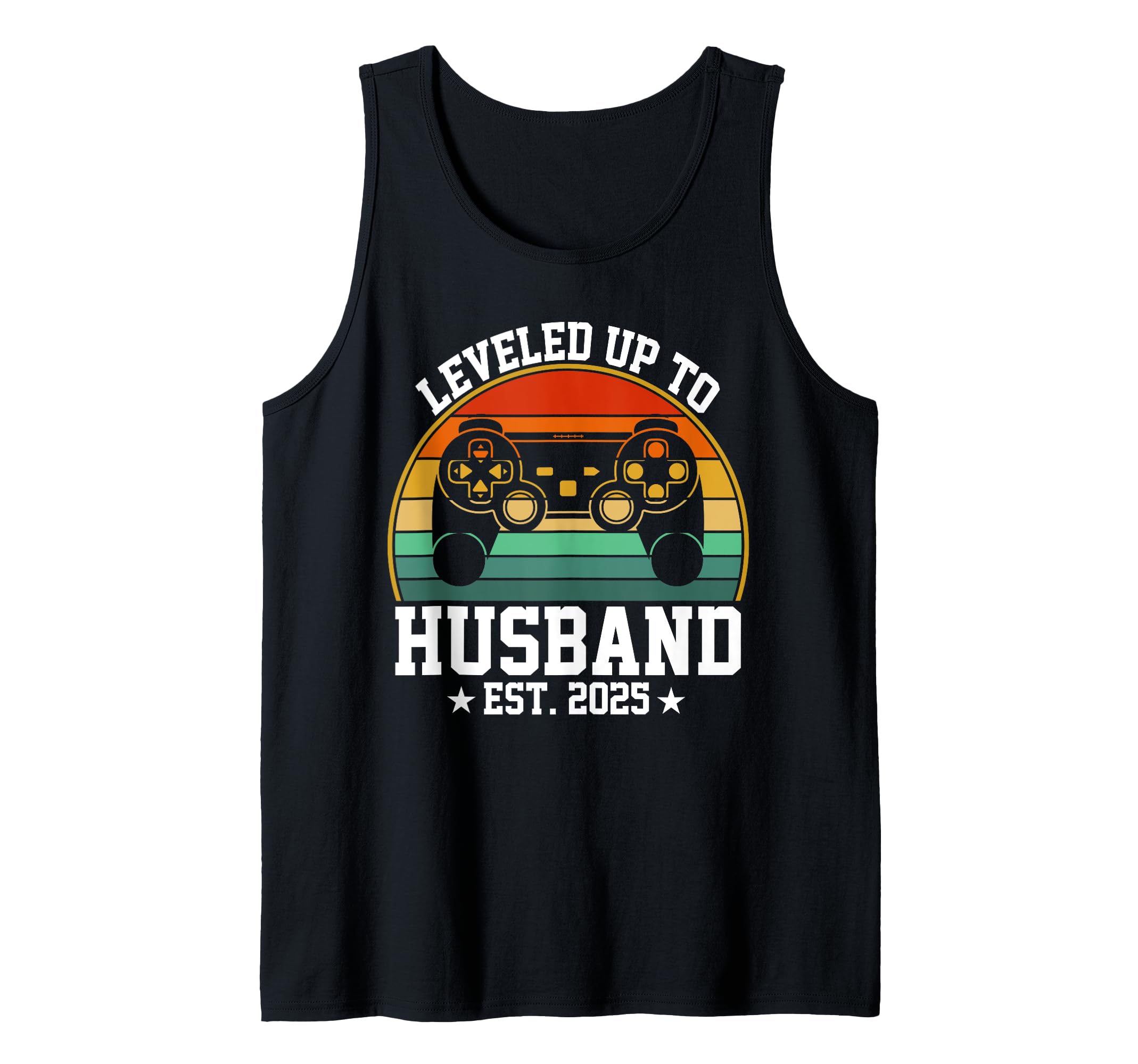 Photo 1 of **NAVY BLUE**Husband Level Unlocked Est.2025 I Leveled Up To Husband Tank Top SIZE SMALL