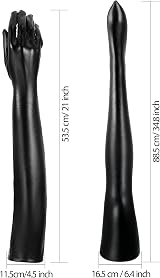 SATINIOR Satin Wet Look Gloves and Thigh High Stockings Set Black view 2