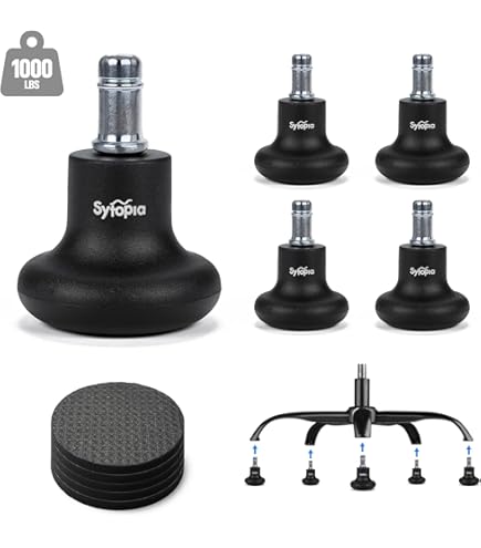 Office Chair Stopper Bell Glides Without Wheels Swivel Caster Wheels Fixed Stationary Castors I.432333252