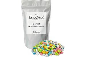GOODLAND FARMS Cereal Marshmallows, Dehydrated Marshmallow Bits, Dessert Ingredient and Topping, 8 Ounce