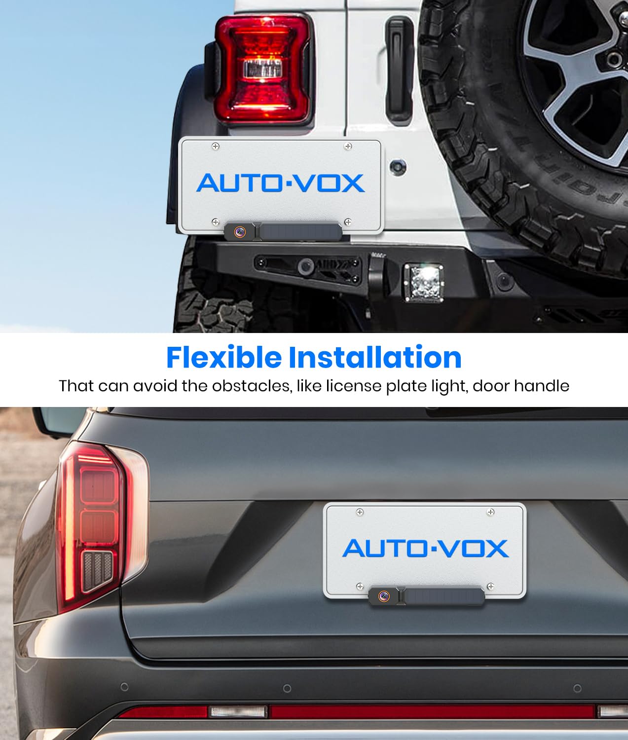 AUTO-VOX Solar Wireless Backup Camera with 5