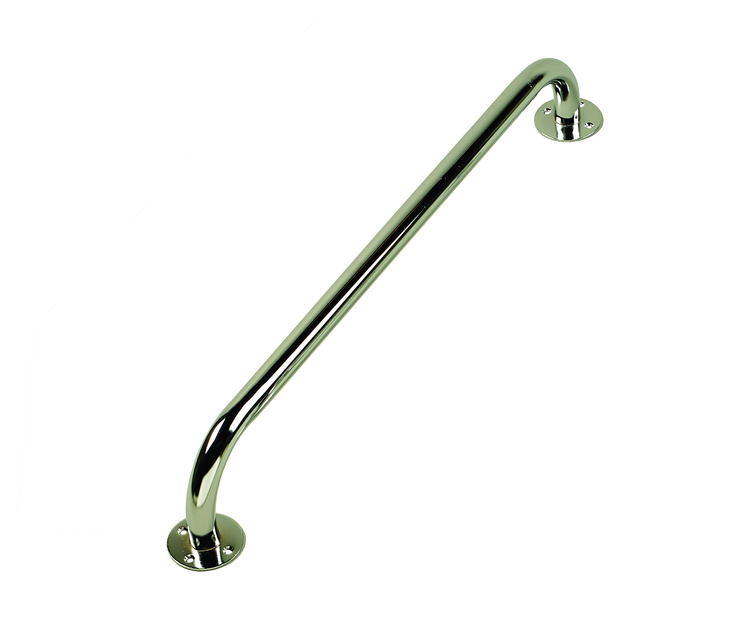 Homecraft Grab Rail, Chrome Plated, 610mm (24"), Safety Aid, Modern Design, Includes Necessary Hardware for Easy Installation
