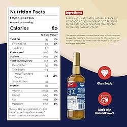 Torani Coffee Syrup, Bourbon Caramel Flavoring for