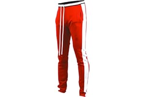 SCREENSHOT-Track Pants S41700 Mens Premium Slim Athletic Fitness Lifestyle Workout Bottoms - Classic Fit