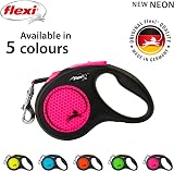 flexi Neon S Tape 5 m Black Neon Pink Retractable Dog Leash up to 15 kg view 6