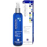 Andalou Naturals Face Mist, Moisture Boost Facial Spray with Hyaluronic Acid & Collagen, Hydrating & Moisturizing Skin Care for Dry and Dehydrated Skin, 6 fl oz