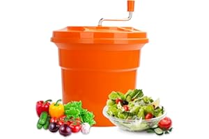 YBSVO 5 Gallon Large Manual Salad Spinner and Salad Dryer