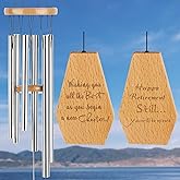 Retirement Gifts for Men Women Wind Chimes, Women Retired Men, Coworker Colleague Retirement Gift for Teachers Doctors, Retired Gifts for Colleagues Coworkers Teachers Friends Dad Mom