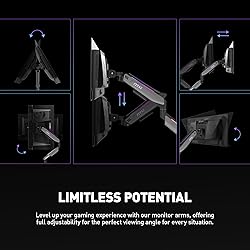 MSI MPG MT201DR - Premium RGB Dual Monitor Stand