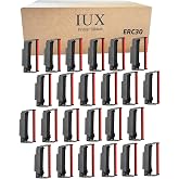 ERC30 Black and Red Compatible for Epson ERC 30 34 38 Ribbon, 24 Pack | IUX ERC-30 ERC-38 ERC-34 Printer Ribbons Compatible with Epson ERC 30 Ink Ribbon TM-U220, M188B, TM-U220B