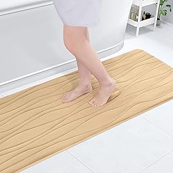 Buganda Memory Foam Bathroom Rug Mat 59x17, Extra