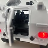 Proswon 1:24 Dong Feng M-Hero Warrior Military Off-Road Diecast Model White view 6