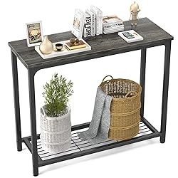 Ecoprsio Console Table Sofa Table with Mesh