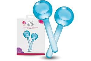 Plum Beauty Facial Ice Globes - Cooling Massage Tools for Refreshing Skincare Routine, Enhances Self Care, Reduces Puffiness - Set of 2
