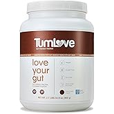 TumLove Vegan Protein Powder - Low FODMAP Certified, Gluten-Free, Dairy-Free, Soy-Free, 100% Gut-Friendly & Non-Bloating, Chocolate (25 Servings)