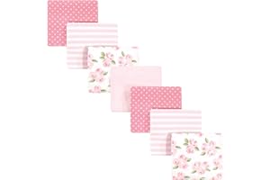 Little Treasure Unisex Baby Cotton Flannel Receiving Blankets, Beyoutiful 7-Pack, One Size