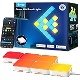 Govee Mini Panel Lights, RGBIC Wall Lights, Smart LED Wall Panels, Works with Matter, Alexa, Google Assistant, Sync with Musi