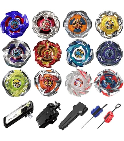 Wffeila Gyro Burst – Kit De Démarrage Gyroscope Avec émetteur, Combat De Toupies, Rotation Ultra-rapide, Dès 8 Ans