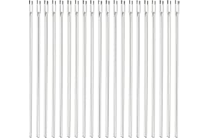 PATIKIL 20 Pcs Doll Hair Rerooting Needles, 0.6mm Wig Metal Knitting Needles for DIY Crafts Making Supplies Replacement Acces