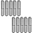 MOUNTAIN_ARK 10 Pack 3" x 5/8" Weld On Bullet Hinges, Weldable Barrel Hinges for Trailer Ramp Gate, 304 Stainless Steel