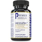 Premier Research Labs 30 Servings-AdrenaVen - Adrenal Health Supplement, Supports Adrenal Gland Health and Stress Response - Organic Adrenal Health - 60 Plant-Source Capsules