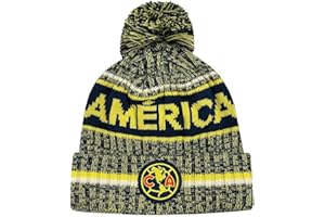 Icon Sports Soccer Team Beanie – Adult Official Football Club Knit Winter Warm Pom Cap Casual Hat for Men Women Unisex