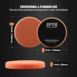 SPTA 5Pc 5.5 Inch Face for 5 Inch 125mm Backing