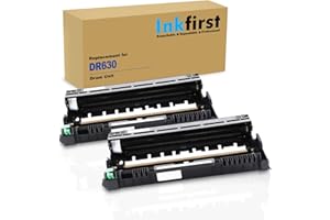 2 Inkfirst Compatible Drum Unit Replacement for Brother DR-630 DR630 DCP-L2520DW DCP-L2540DW HL-L2300DHL-L2320D HL-L2340DW HL