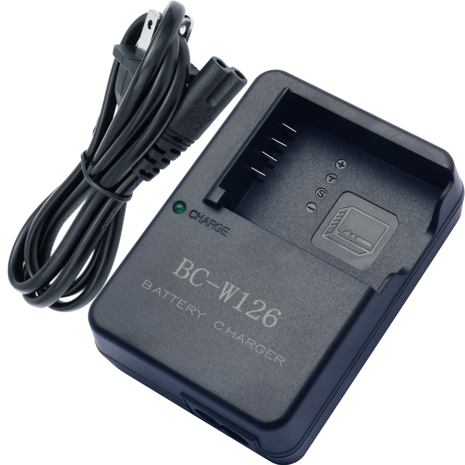 Photo 1 of BC-W126S Battery Charger for Fujifilm NP-W126 NP-W126S Battery Compatible with Fujifilm X-T1 X-T2 X-T3 X-T10 X-T20 X-T30 X-T30 II X-T100 X-T200 X100F X100V X-S10 X-A5 X-A10 Camera Power