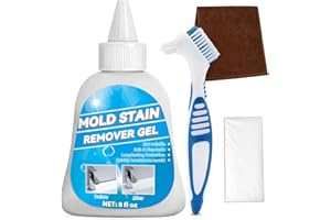 Mould Stain Remover Gel, Heavy Duty Mould Remover Gel, Home Stain Cleaner, Suitable for Shower, Toilet, Washing Machine, Bath